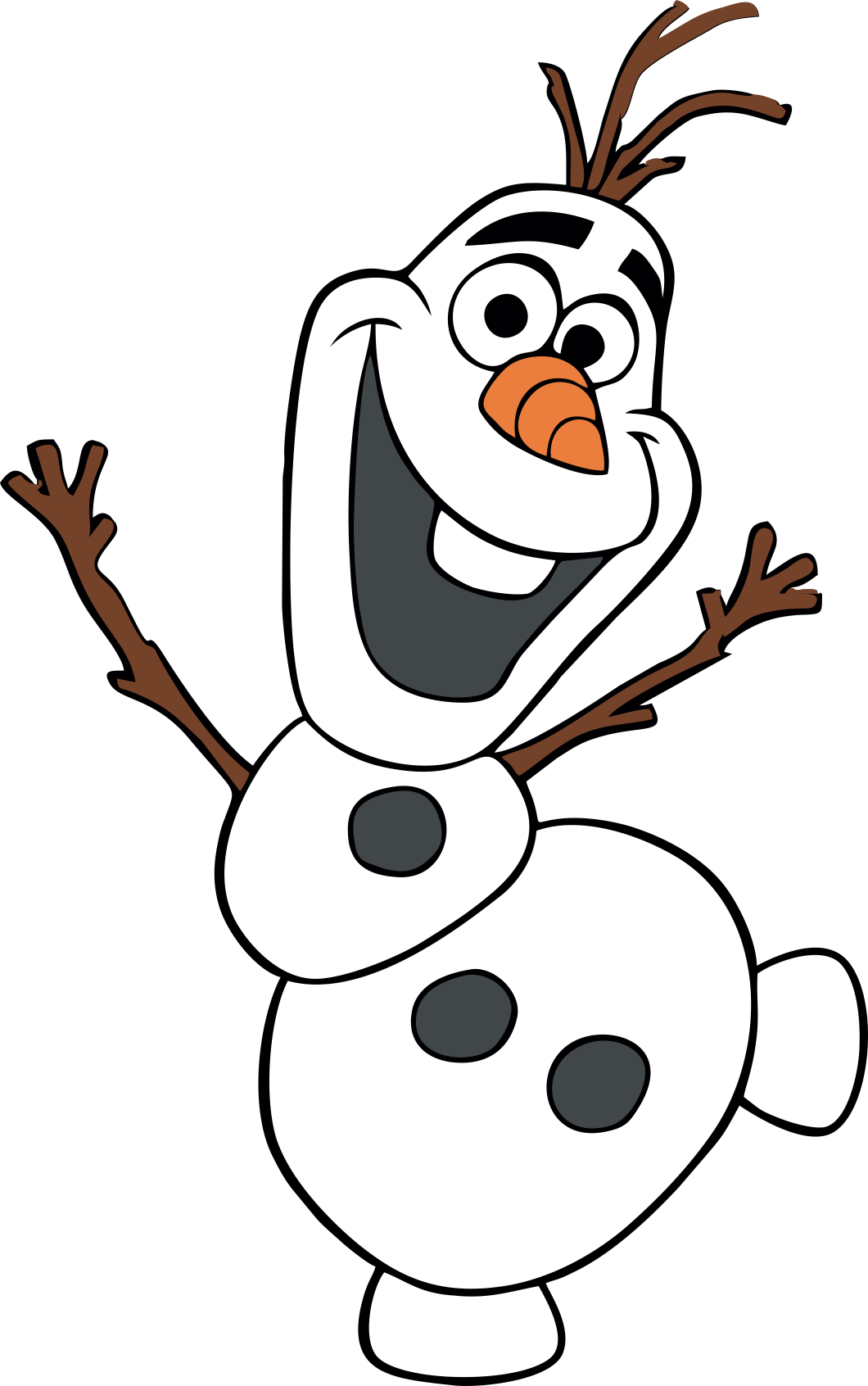 Frozen 2 Sticker Outline Svg File Free Vectors